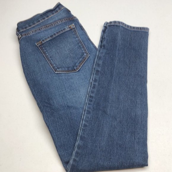 LIKE NEW OLD NAVY ORIGINAL MID-RISE SLIM STRAIGHT JEANS 4/27x29 ⭐ - Picture 3 of 10